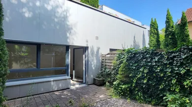 Büro mit Garten