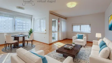 Wohnzimmer - Essplatz (virtual staging)