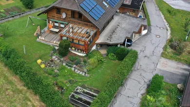 Garten Luftbild