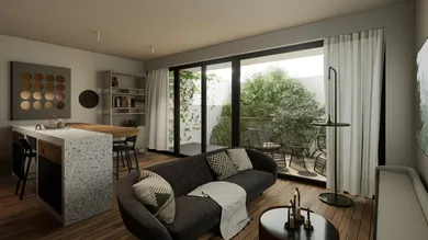 Wohnzimmer - Visualisierung