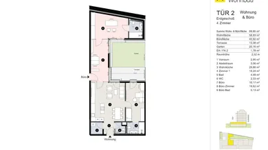 Plan Top 02 mit Büro