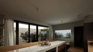 Wohnzimmer - Visualisierung
