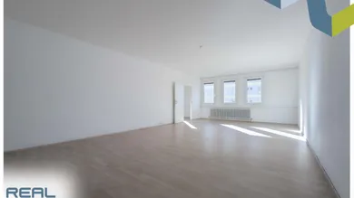 Ein 40 m² großes Wohnzimmer