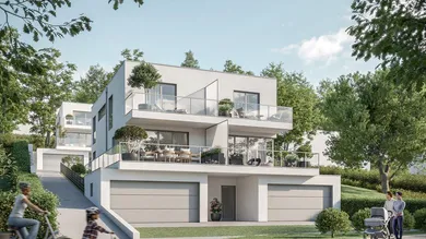 Gaumbergterrassen Zufahrt
