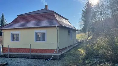 Haus im Winter