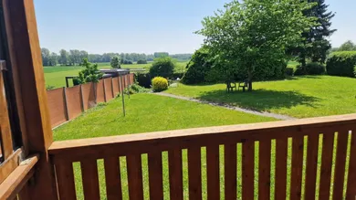 Ausblick auf Gemeinschaftsgarten