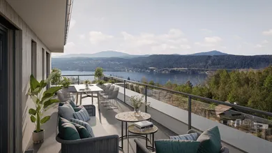 Terrasse mit Seeblick
