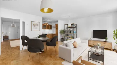 Wohnbereich, virtuelles Home Staging