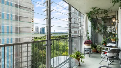 Loggia-Aussicht bis zum Kahlenberg