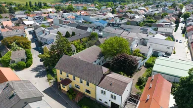 Gols und die Liegenschaft von oben