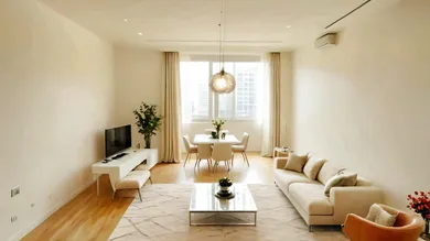 Wohnzimmer AI bearbeitet