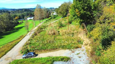 Blick aufs Grundstück