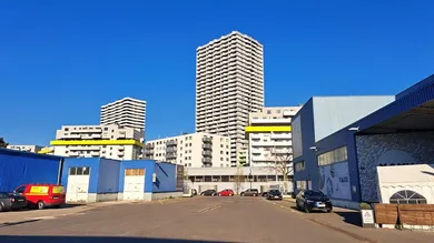 Blick Richtung Zufahrt