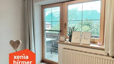 Wohnzimmer mit Zugspitzblick