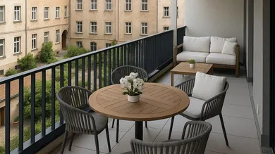 Visualisierung Balkon