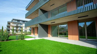 Blick zum Haus