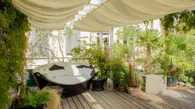 Sommer-Wohnzimmer 2. Stock