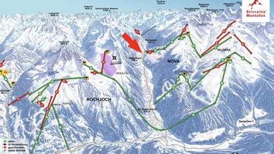 Lageplan Skikarte