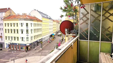 Ausblick Fussgängerzone Favoritenstraße