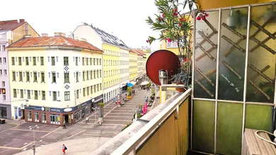 Ausblick Fussgängerzone Favoritenstraße