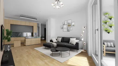 Wohnküche Staging