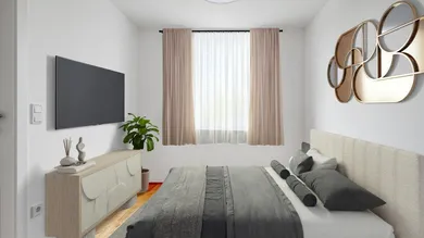 Schlafzimmer - Digital Staging