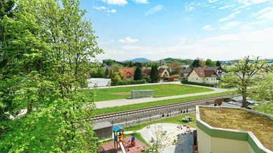 Ausblick von Loggia