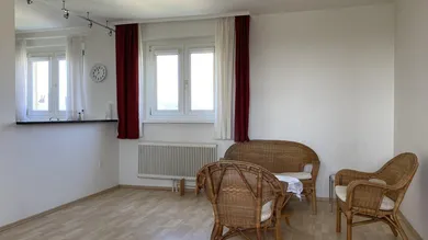 Wohnzimmer mit Wohnküche