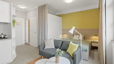 vollmöbliertes Studioapartment