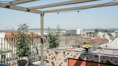 exklusive Gemeinschaftsdachterrasse in Haus 2