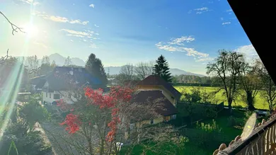 Ausblick Balkon