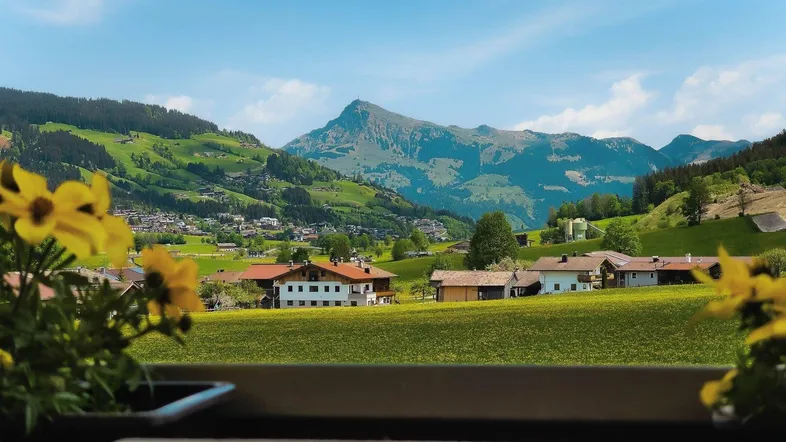 Ausblick Balkon