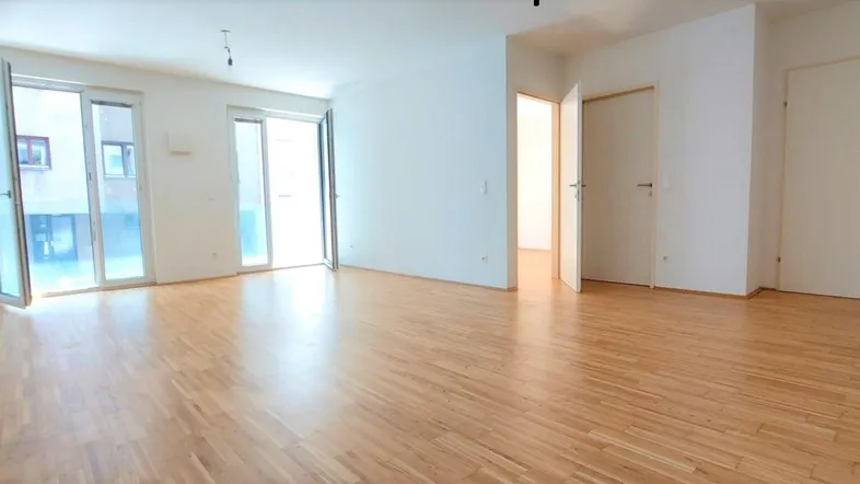 Wohnküche Blick zum Schlafzimmer