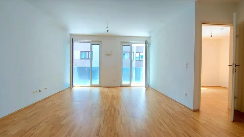 Wohnküche Blick zum Schlafzimmer
