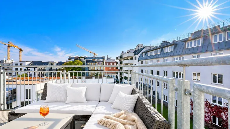 Virtual Staging Balkon
