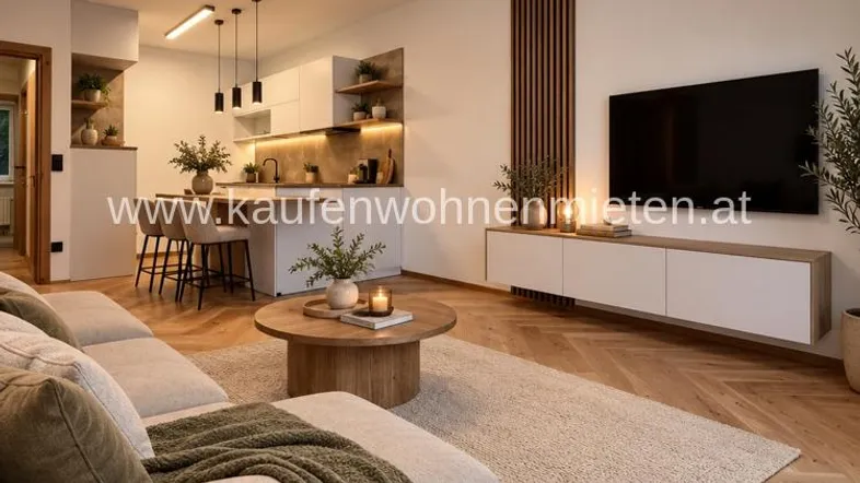 Wohnzimmer/Küche-KI