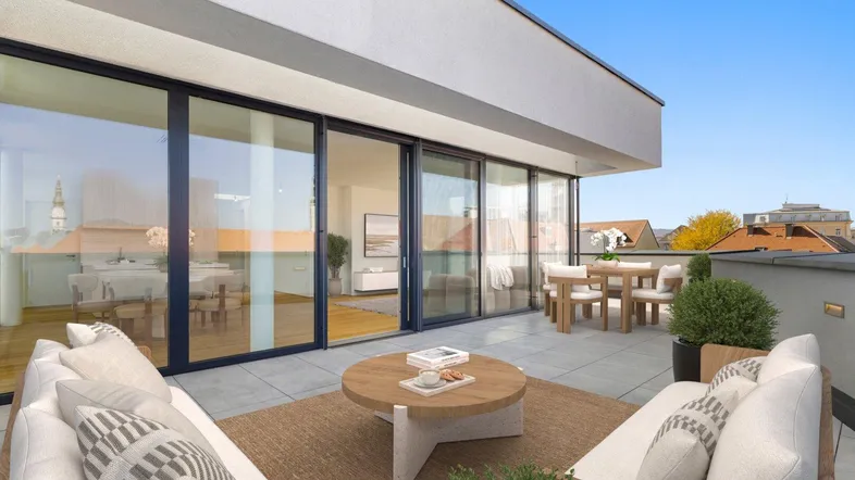 Terrasse - Visualisierung mit KI