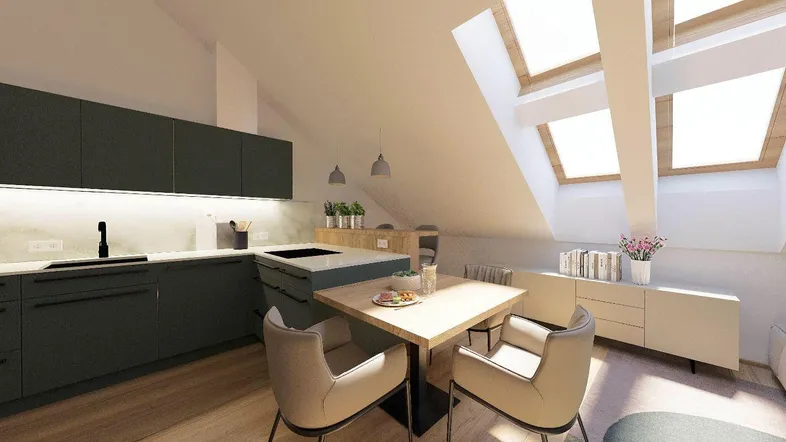 Liebevoll renovierte Dachgeschosswohnung