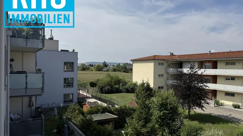 Ausblick Balkon