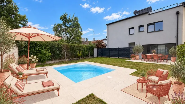 Poolansicht