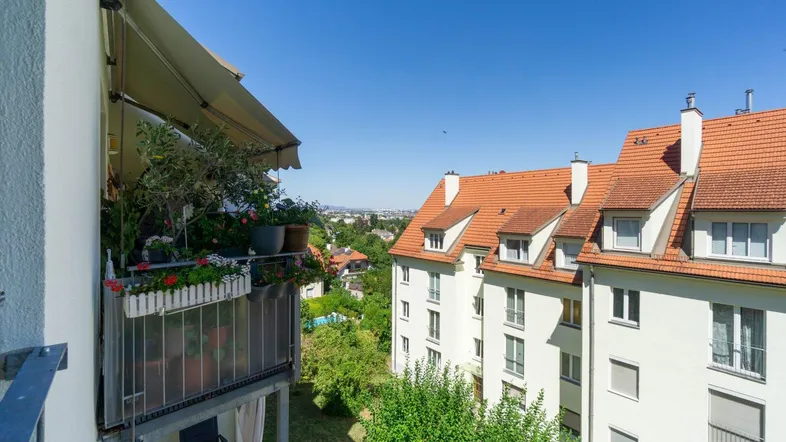 Ausblick aus dem Wohnzimmer