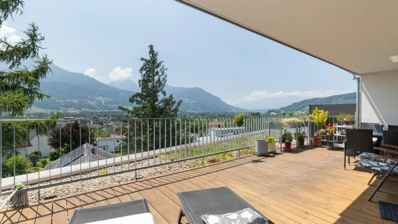 Terrasse mit Ausblick