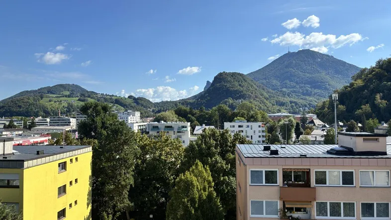 Ausblick von der Loggia Richtung Osten