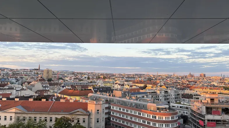 Atemberaubender Auslick über Wien