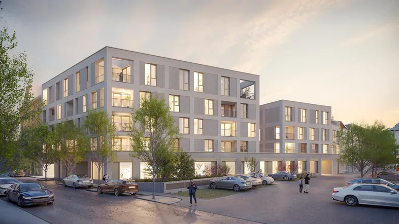 Süd, Freiung_Ansicht Haus 1 und 2