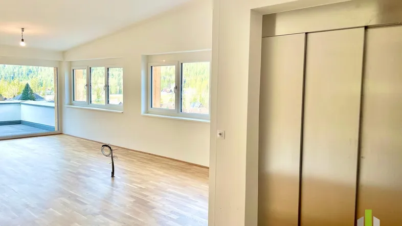 mit dem Lift ins Penthouse