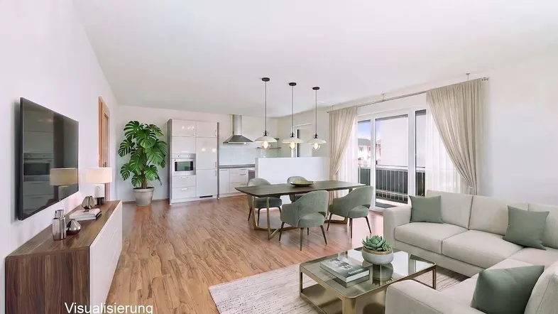 Visualisierung Wohnzimmer