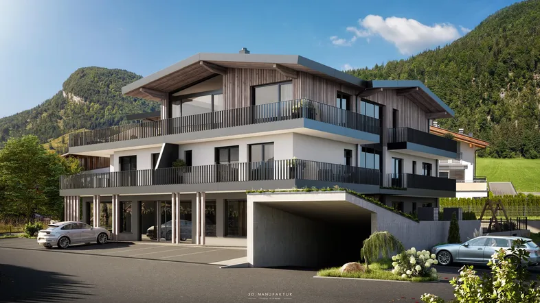 KITZIMMO-Geschäftslokal in Toplage kaufen - exklusives Neubauprojekt in Kirchdorf KAUFEN.