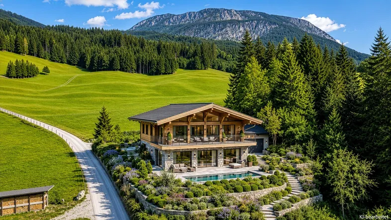 KITZIMMO-Luxusvilla mit Freizeitwohnsitz in Toplage kaufen - Immobilien Fieberbrunn.