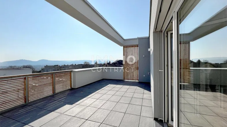 KREMSER WOHNDOMIZIL3Zi- 84qm Dachgeschosswohnung, 2Terrassen, Lift, Tiefgarage, in beliebter Grünruhelage